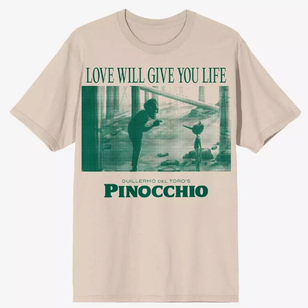 Hot Topic Exclusive Guillermo Del Toro Pinocchio Give You Life T-Shirt